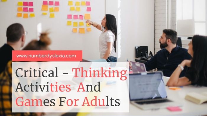 Thinking critical games improve